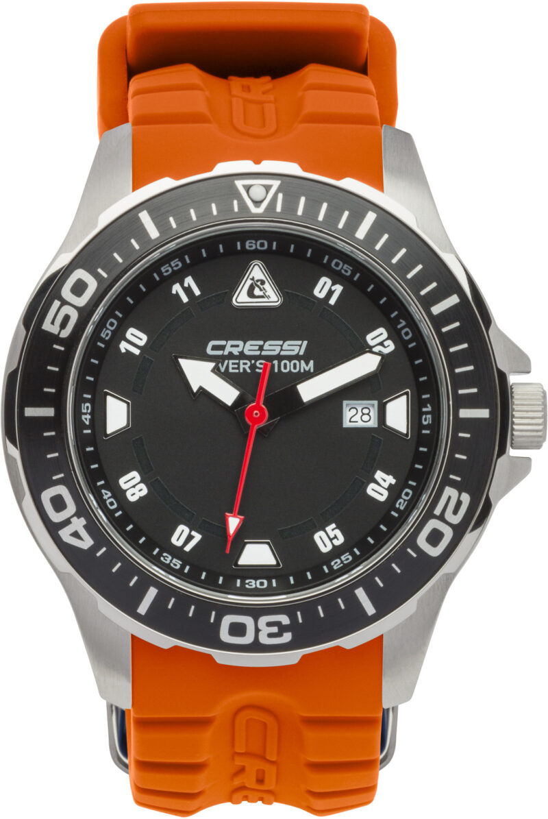 Cressi MANTA WATCH 100m BLACK ORANGE - Image 3