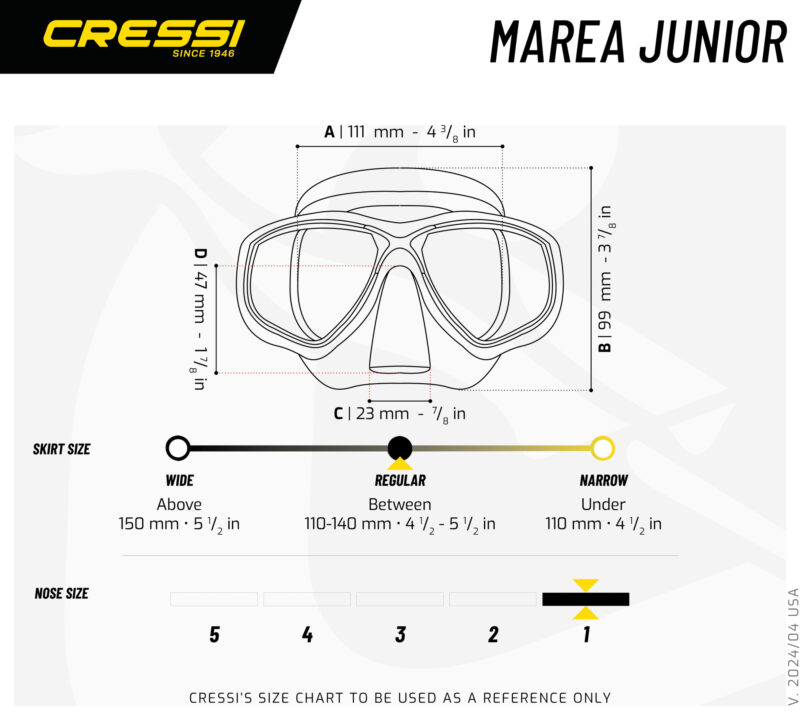 Cressi MAREA JR MASK SIL CLEAR PINK - Image 5