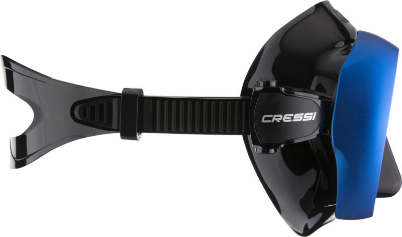 Cressi A1 MASK BLACK/BLUE CLEAR LENS ANTI FOG - Image 2