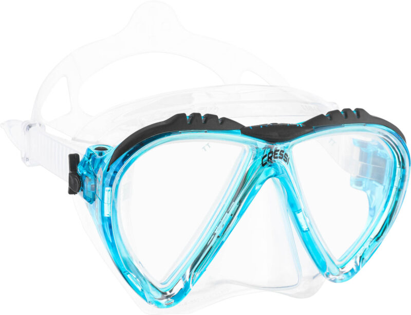 Cressi LINCE MASK SIL CLEAR/FRAME AQUAMARINE