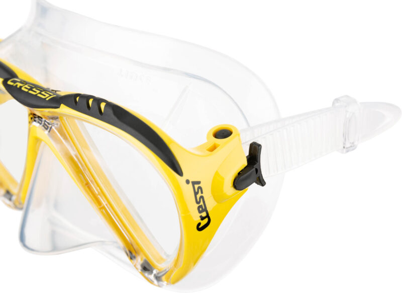 Cressi LINCE MASK SIL CLEAR/FRAME YELLOW - Image 4