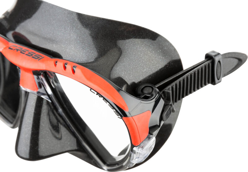Cressi MATRIX MASK SIL BLACK/FRAME RED