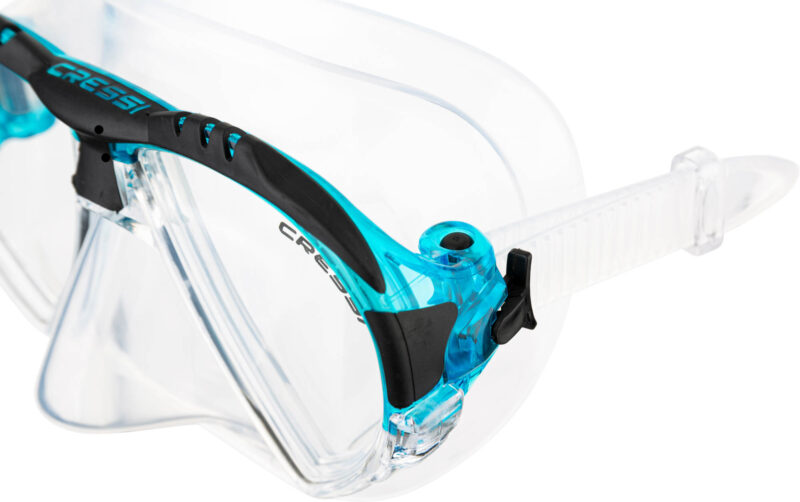 Cressi MATRIX MASK SIL CLEAR/FRAME AQUAMARINE - Image 3