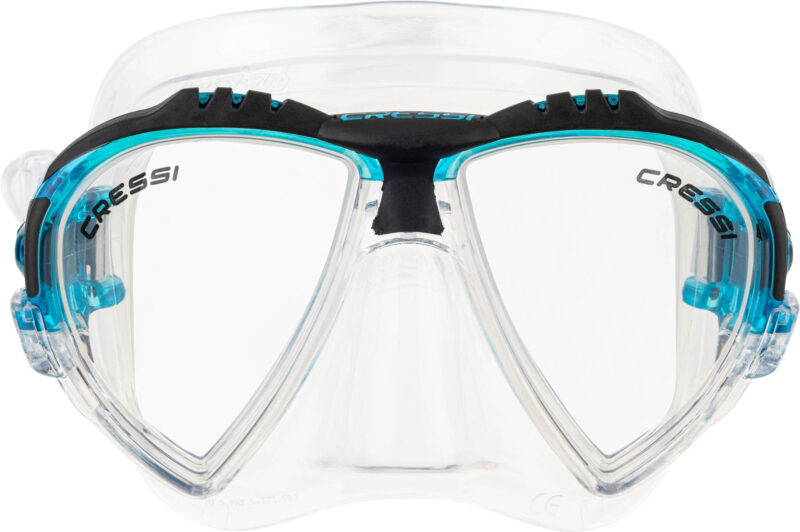 Cressi MATRIX MASK SIL CLEAR/FRAME AQUAMARINE - Image 2