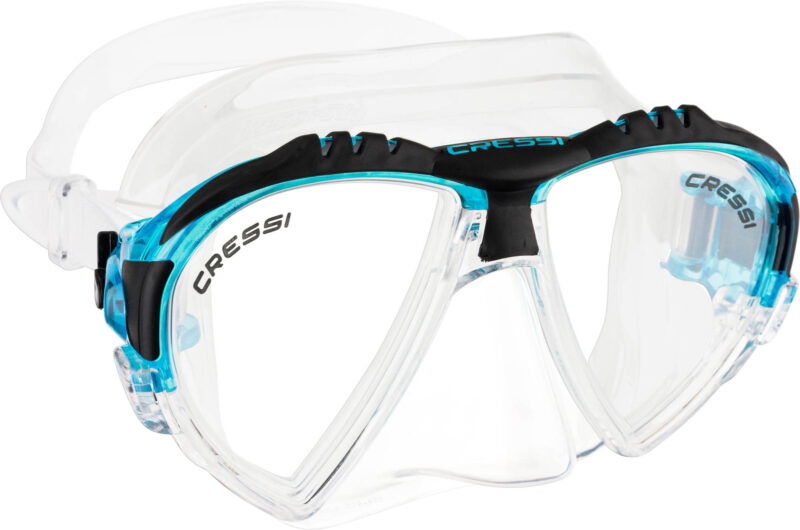 Cressi MATRIX MASK SIL CLEAR/FRAME AQUAMARINE