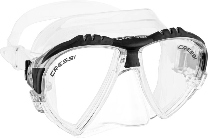 Cressi MATRIX MASK SIL CLEAR/FRAME BLACK