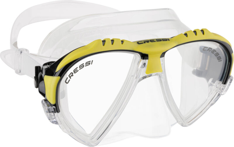 Cressi MATRIX MASK SIL CLEAR/FRAME YELLOW - Image 3