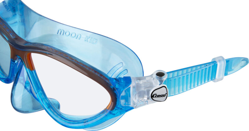 Cressi MOON KID MASK BLUE/ORANGE - Image 3