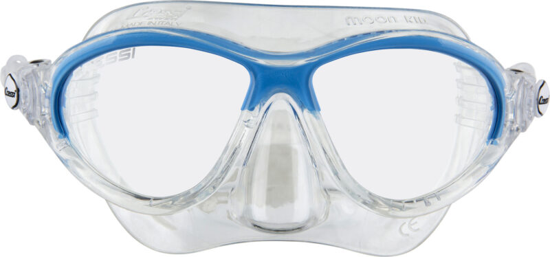 Cressi MOON KID MASK SIL CLEAR/FRAME BLUE