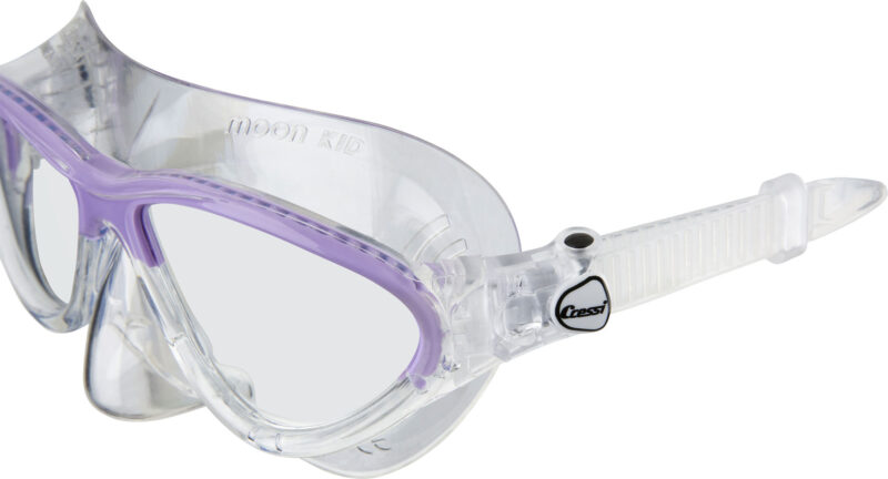 Cressi MOON KID MASK SIL CLEAR/FRAME LILAC