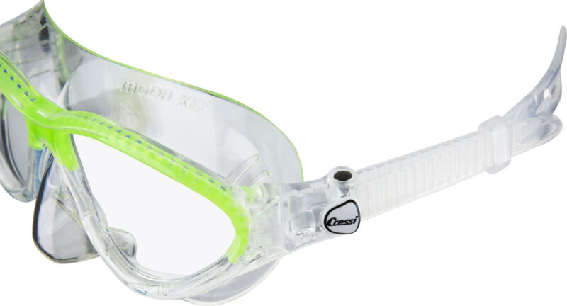 Cressi MOON KID MASK SIL CLEAR/FRAME LIME - Image 2