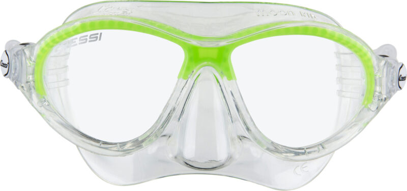 Cressi MOON KID MASK SIL CLEAR/FRAME LIME