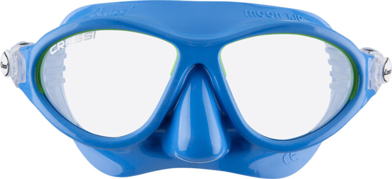 Cressi MOON KID MASK SIL LIGHT BLUE/FRAME LIME - Image 3