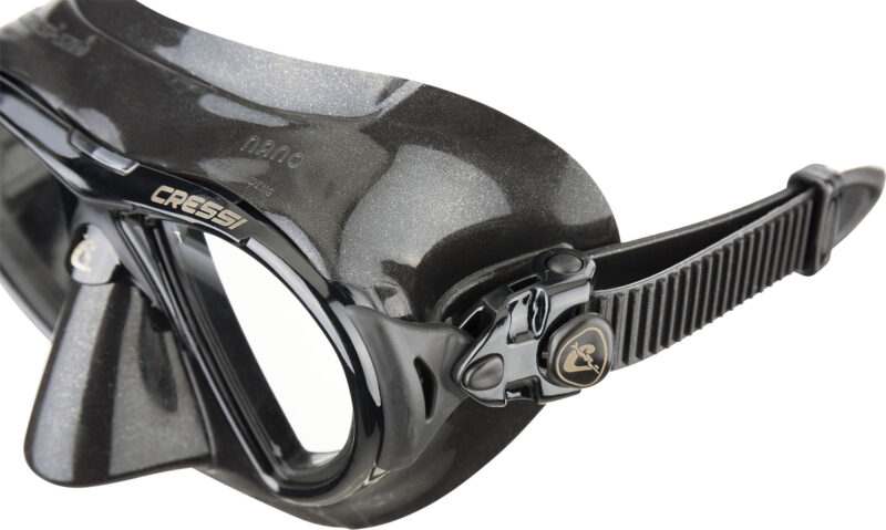 Cressi NANO MASK SIL BLACK/FRAME BLACK - Image 3