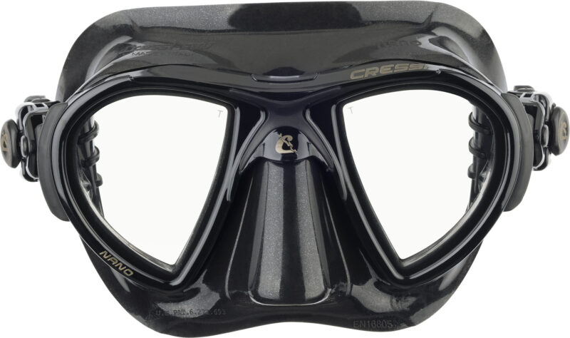 Cressi NANO MASK SIL BLACK/FRAME BLACK - Image 2