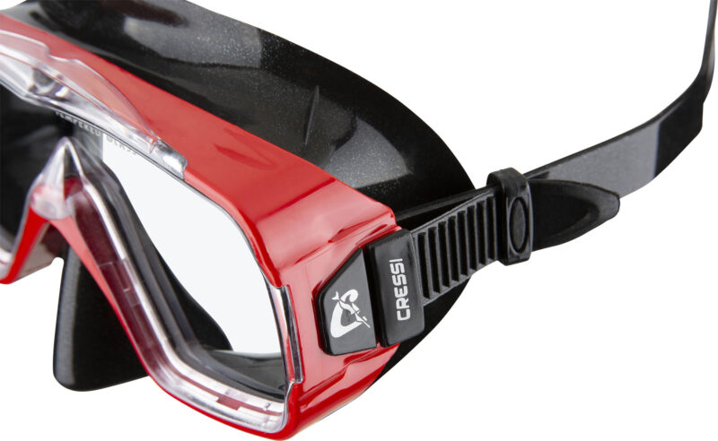 Cressi SIRENA MASK SIL BLACK/FRAME RED - Image 4