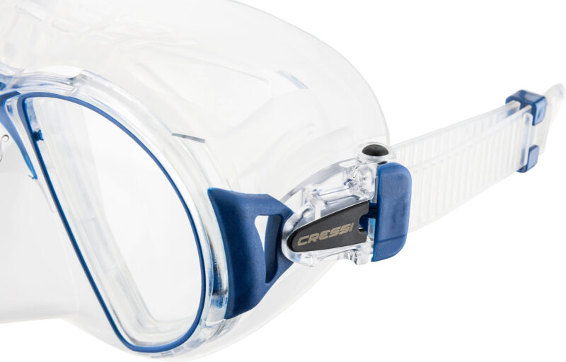 Cressi ZEUS MASK CLEAR BLUE METAL - Image 4