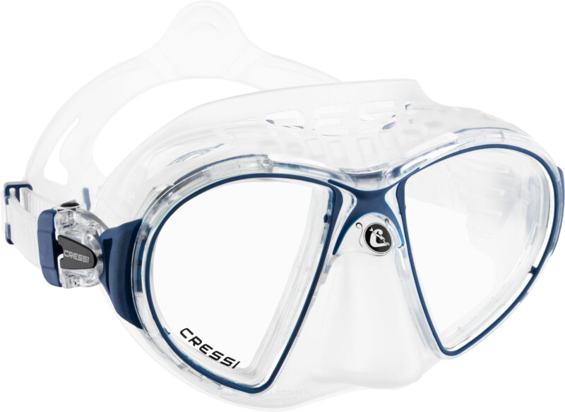 Cressi ZEUS MASK CLEAR BLUE METAL - Image 3
