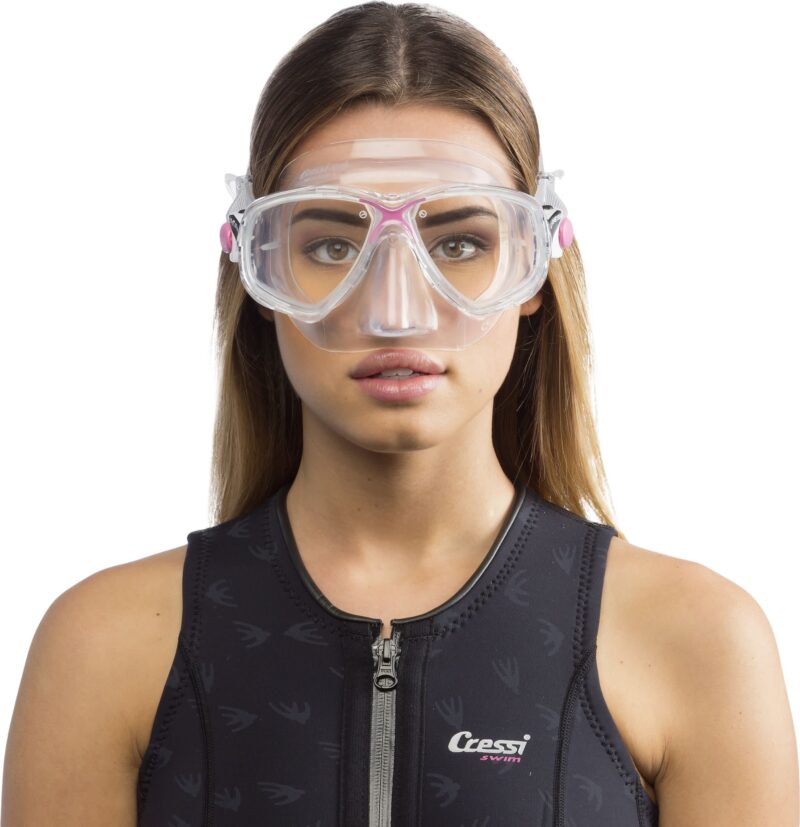 Cressi MAREA MASK SIL CLEAR PINK - Image 5