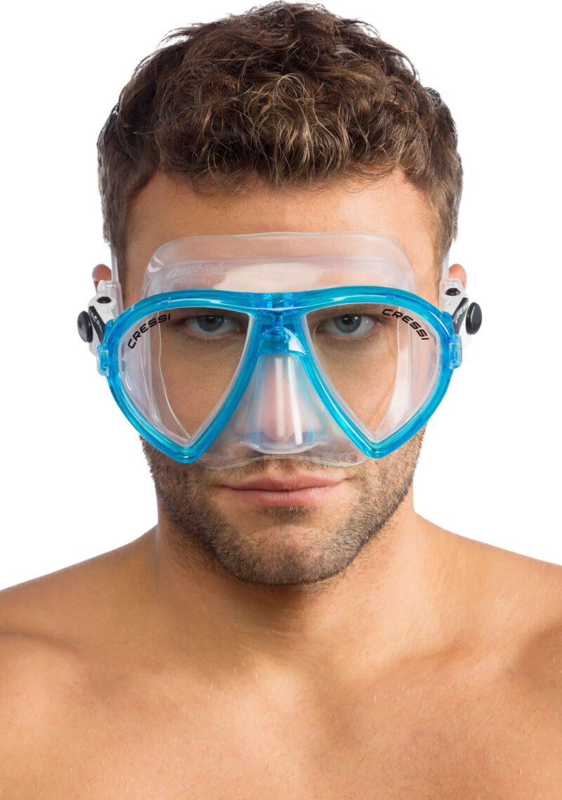 Cressi OCEAN MASK SIL CLEAR/FRAME AQUAMARINE - Image 3