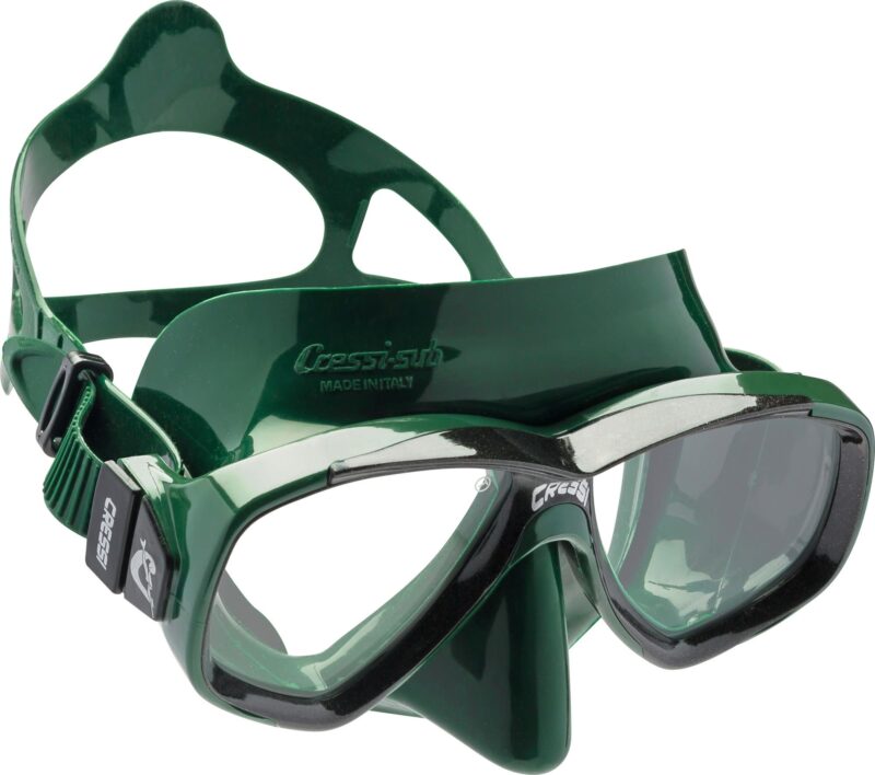 Cressi PERLA MASK SIL GREEN/FRAME BLACK