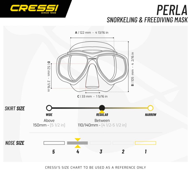 Cressi PERLA MASK CLEAR/PINK