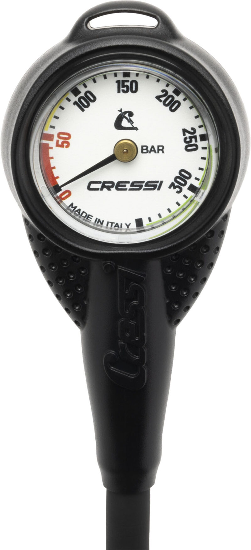 Cressi MINI SPG w/ RUBBER HOUSING VALE 300 C WHITE (BAR)