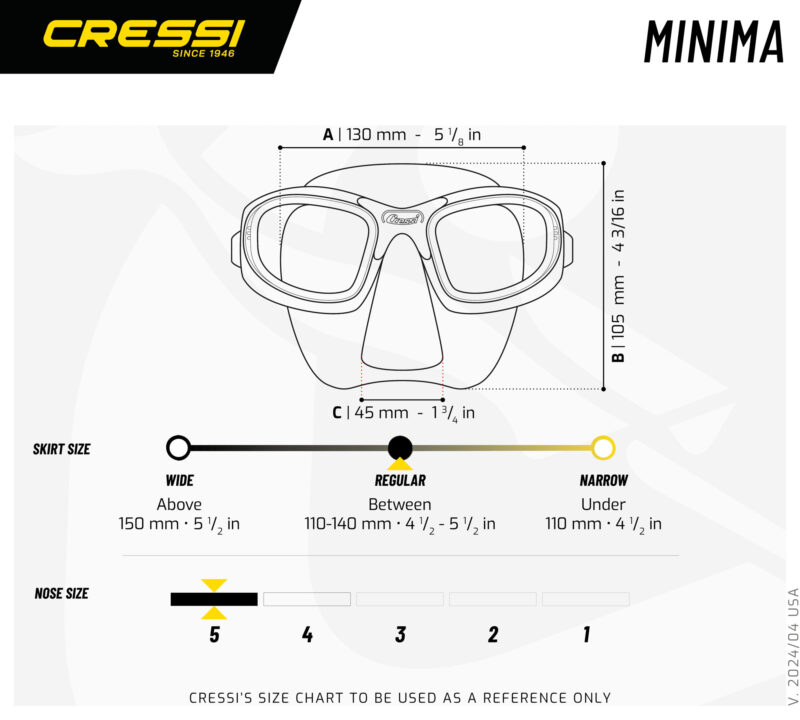 Cressi MINIMA MASK BLACK/BLACK - Image 5