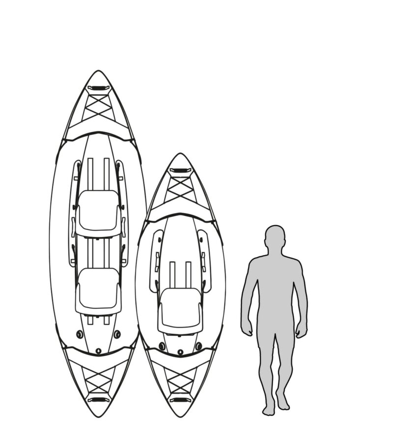 Cressi NAMAKA SINGLE SEAT IKAYAK SET RED 8'2'' - Image 9