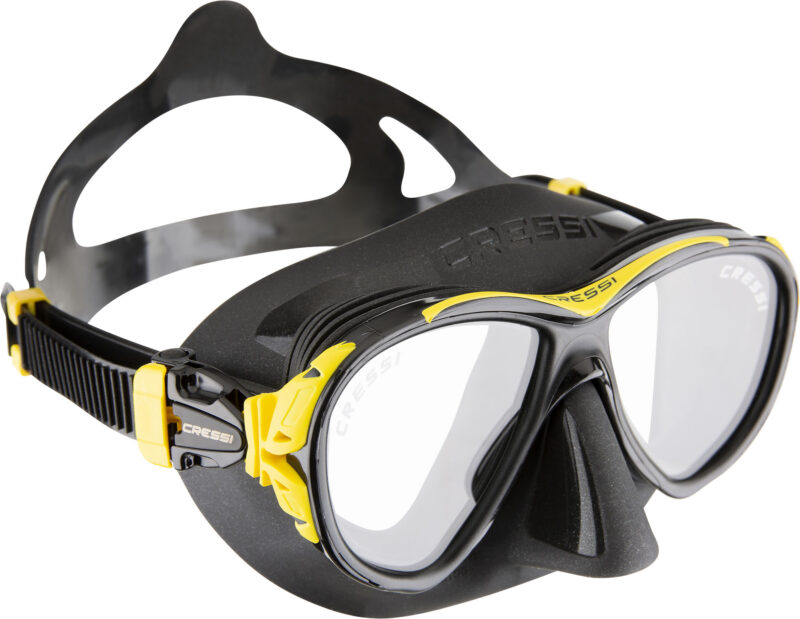 Cressi NAXOS MASK BLACK/YELLOW - Image 2