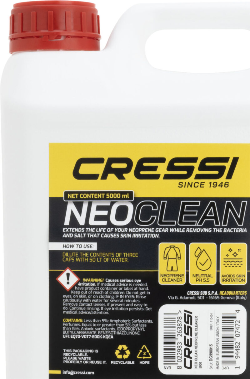 Cressi NEO CLEAN NEOPRENE CLEANER 5 lt - Image 2
