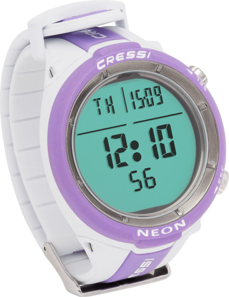 Cressi NEON WATCH COMPUTER WHITE/LILAC - Image 2