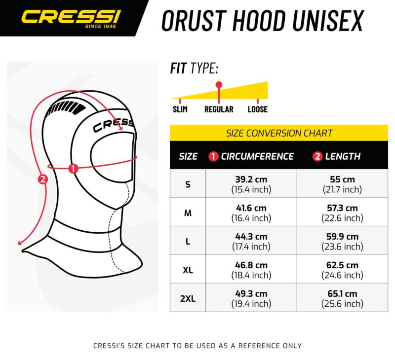 Cressi ORUST UNISEX HOOD  5mm S/2 - Image 5