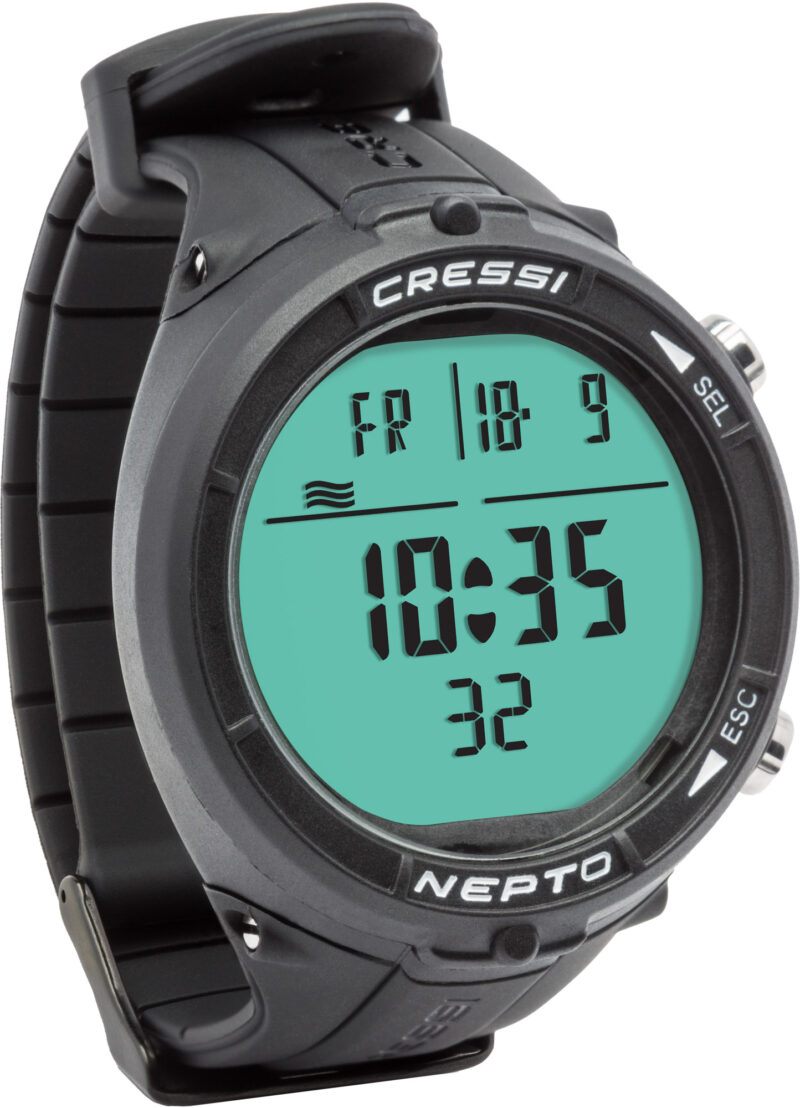Cressi NEPTO WATCH COMPUTER BLACK - Image 4
