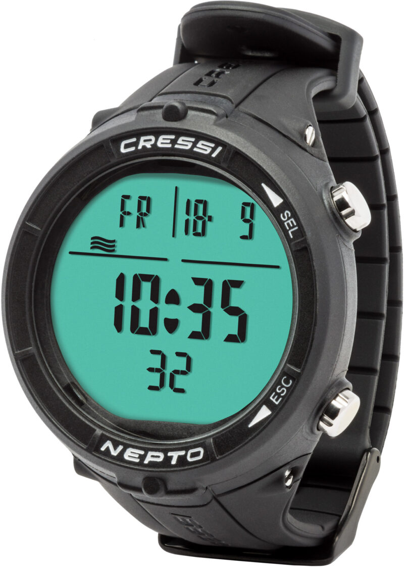 Cressi NEPTO WATCH COMPUTER BLACK - Image 2