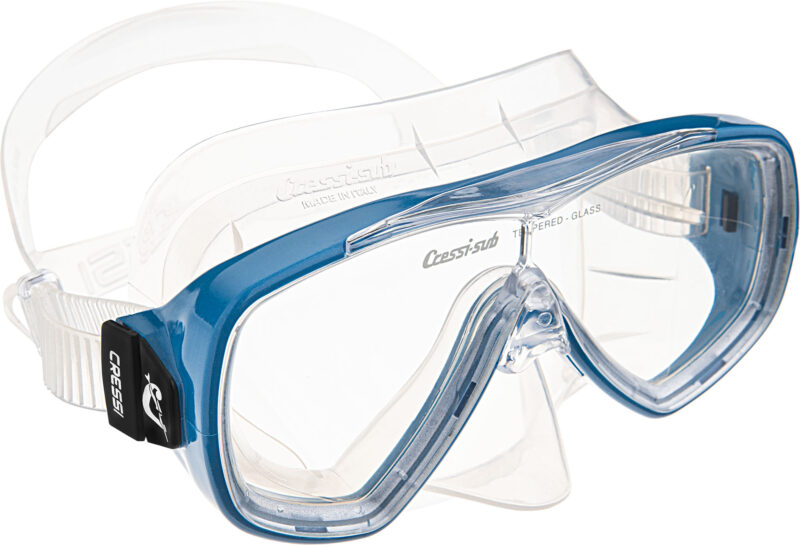 Cressi ONDA MASK SIL CLEAR/FRAME BLUE - Image 4