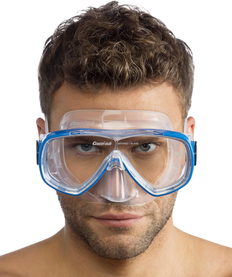 Cressi ONDA MASK SIL CLEAR/FRAME BLUE - Image 3