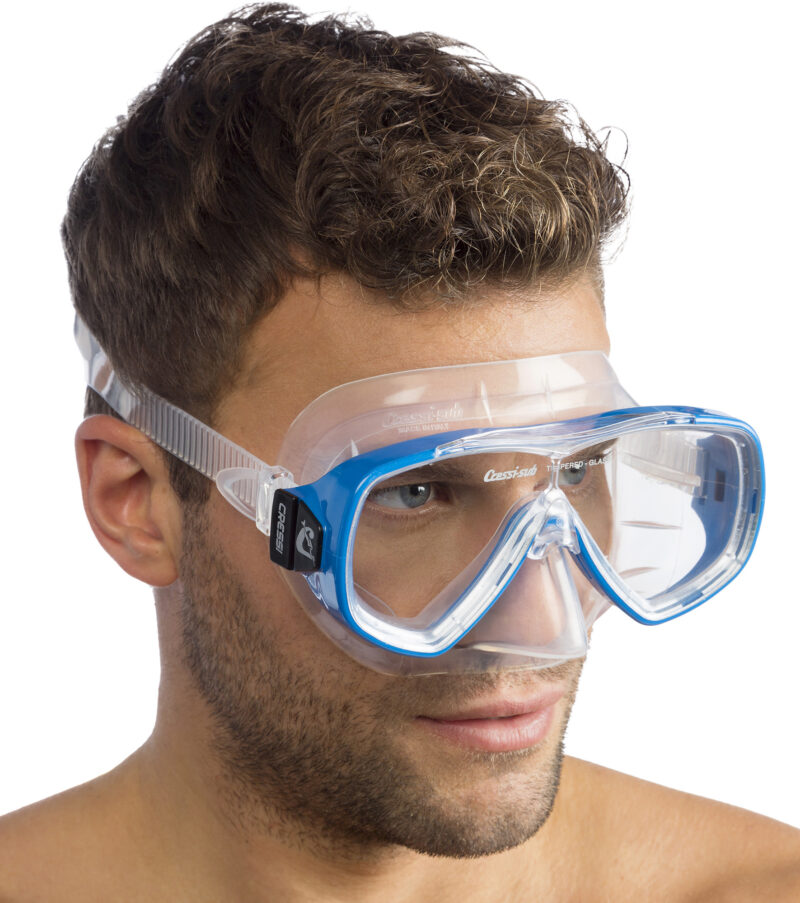 Cressi ONDA MASK SIL CLEAR/FRAME BLUE - Image 6