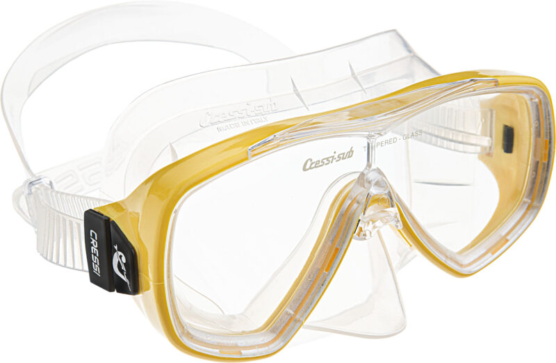 Cressi ONDA MASK SIL CLEAR/FRAME YELLOW - Image 5