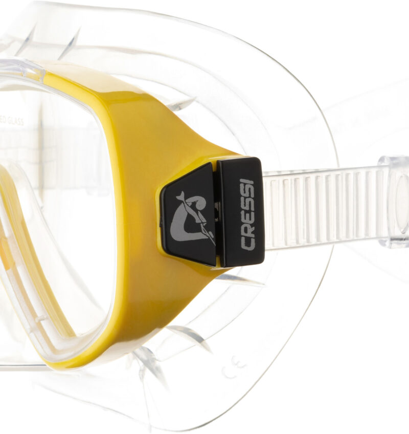 Cressi ONDA MASK SIL CLEAR/FRAME YELLOW - Image 4