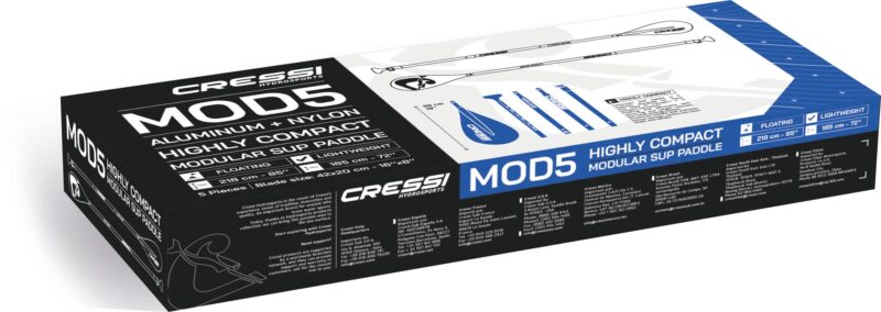 Cressi MOD5 SUP PADDLE BLACK/BLUE - Image 5