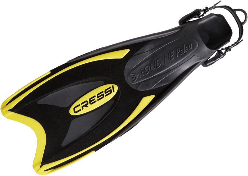 Cressi PALAU FINS BLACK/YELLOW 2XS/XS (32/35) - Image 3