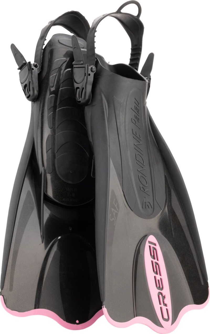 Cressi PALAU SAF FINS BLACK/PINK S/M (38/41) - Image 3