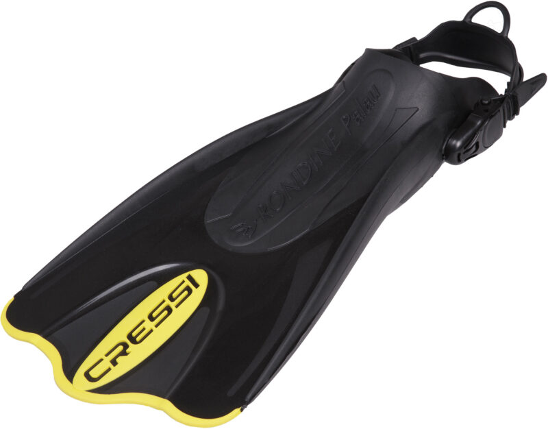 Cressi PALAU SAF FINS BLACK/YELLOW L/XL (44/47) - Image 2