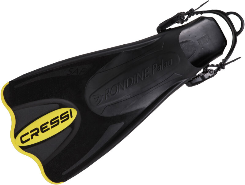 Cressi PALAU SAF FINS BLACK/YELLOW L/XL (44/47) - Image 7