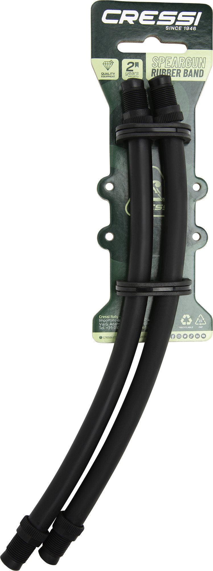 Cressi S30 PAIR RUBBER BAND ? 13x240mm ARBALETE 75cm - Image 5