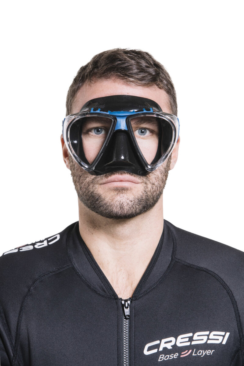 Cressi PENTA+ MASK BLACK/BLUE - Image 5