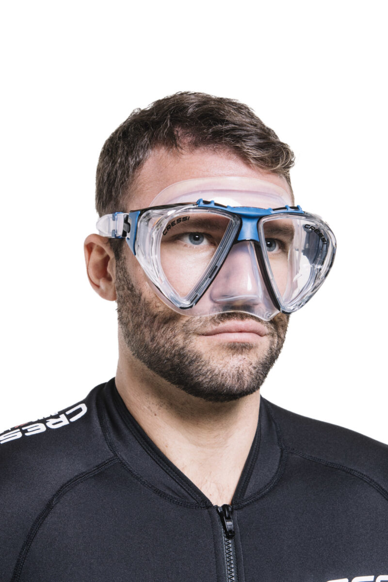 Cressi PENTA + MASK CLEAR/BLUE - Image 3