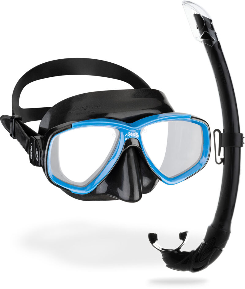 Cressi PERLA + MEXICO COMBO BLACK/BLUE - Image 2