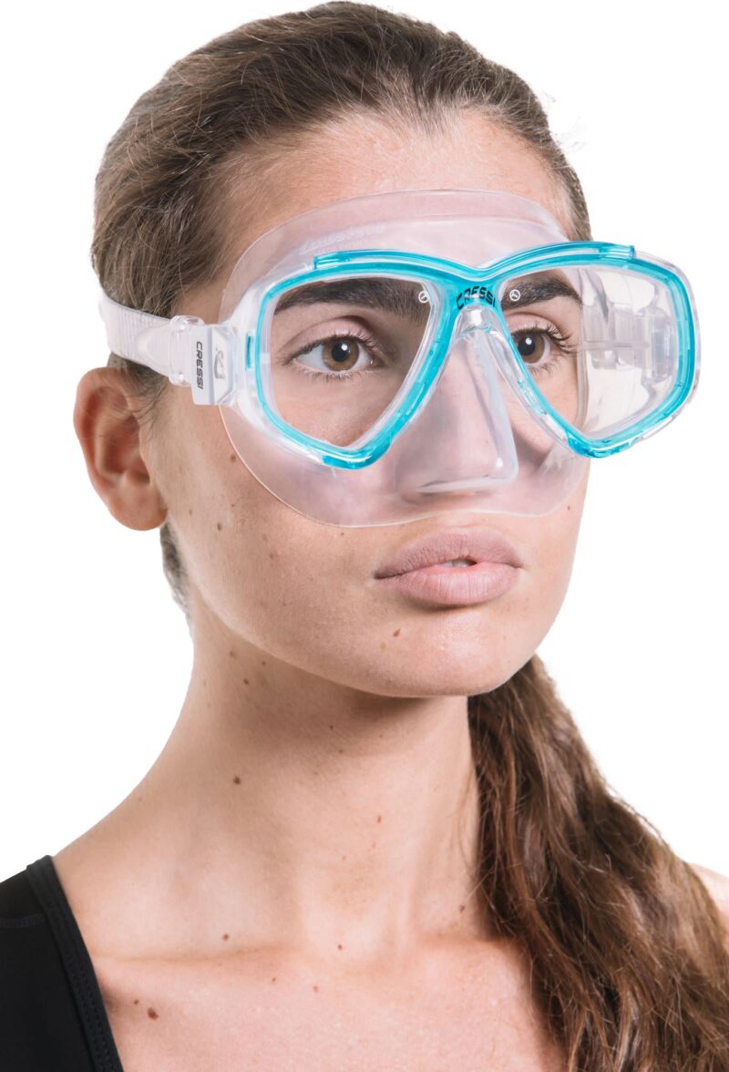 Cressi PERLA MASK CLEAR/AQUAMARINE - Image 3